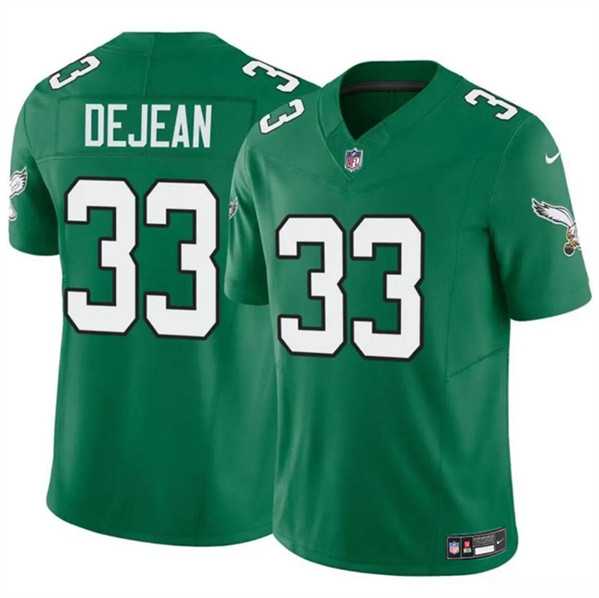 Men & Women & Youth Philadelphia Eagles #33 Cooper DeJean Green 2024 Draft F.U.S.E. Vapor Untouchable Throwback Limited Stitched Jersey->philadelphia eagles->NFL Jersey